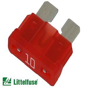 0287010.PXCN LITTELFUSE ATOF BLADE FUSE 10 AMP